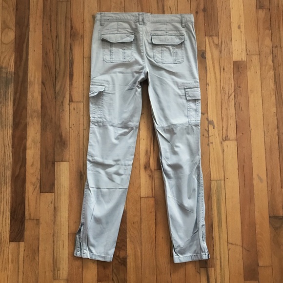 Abercrombie & Fitch Skinny Fit Khaki Cargo Pants Size 6 - Picture 2 of 6